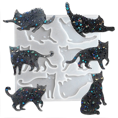 Cat Cabochon DIY Silicone Molds LS-SIMO-R002-03-1