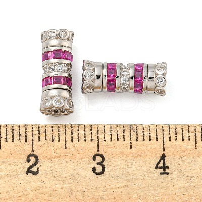 925 Sterling Silver with Rhinestone Screw Clasps STER-B005-41B-P-1