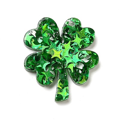 Opaque Acrylic Pendants OACR-H047-06C-1