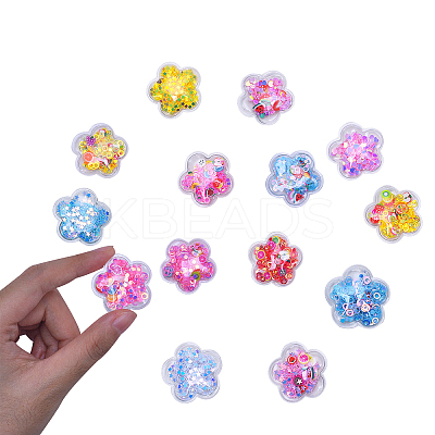 Plastic with Resin and Polymer Clay Accessories RESI-CJC0007-37-1