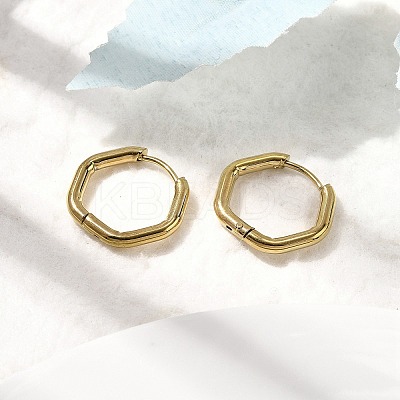 201 Stainless Steel Hoop Earrings EJEW-Z137-02G-04-1