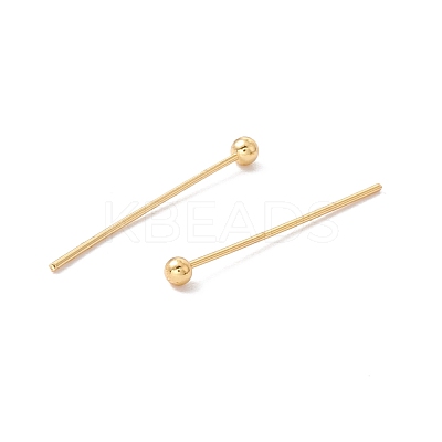 Brass Ball Head Pins KK-WH0058-02A-G01-1
