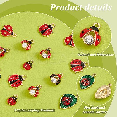 56pcs 7 styles Alloy Pendants DIY-PH0001-12-1