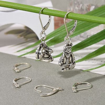 925 Sterling Silver Leverback Earring Findings STER-G027-22S-1