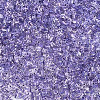 6/0 Transparent Inside Colours Glass Seed Beads SEED-N006-003E-1