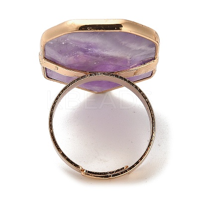 Natural Amethyst Finger Rings RJEW-G332-01C-G-1