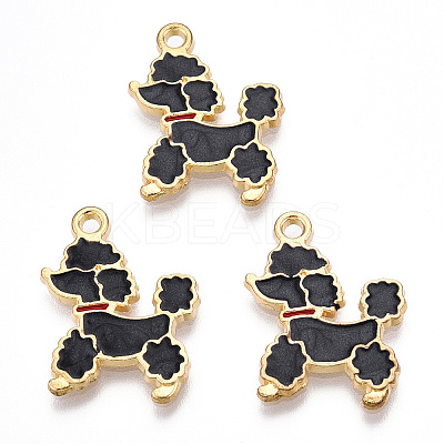 Alloy Enamel Pendants X-ENAM-WH0071-02B-1