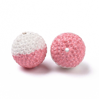 Polymer Clay Rhinestone Beads RB-L029-05F-1