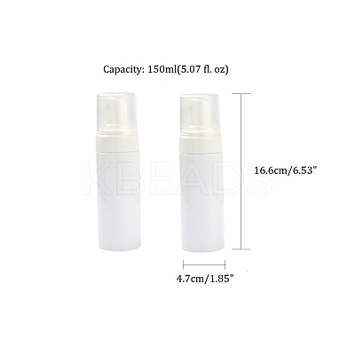 100ml Refillable PET Plastic Foaming Soap Dispensers TOOL-WH0080-52A-1