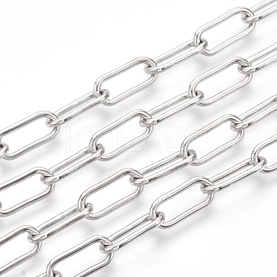 Unwelded Iron Paperclip Chains CH-S125-09B-P-1