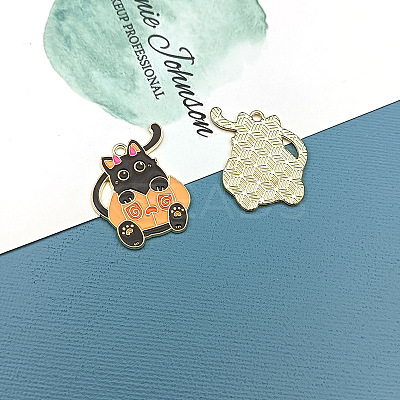 Alloy Enamel Pendants LS-ENAM-CJC0002-31G-03-1