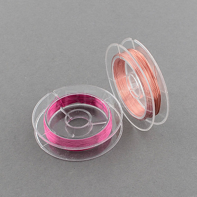 DIY Jewelry Findings Beading Wire Round Copper Craft Wire CWIR-S001-0.3mm-1