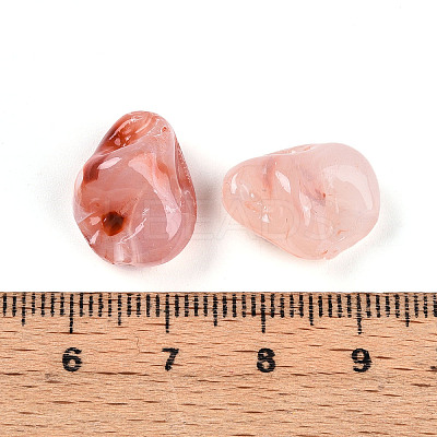 Transparent Acrylic Beads TACR-T028-44A-1