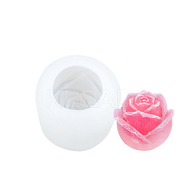 Rose Flower Shape DIY Candle Silicone Molds WG45115-03-1