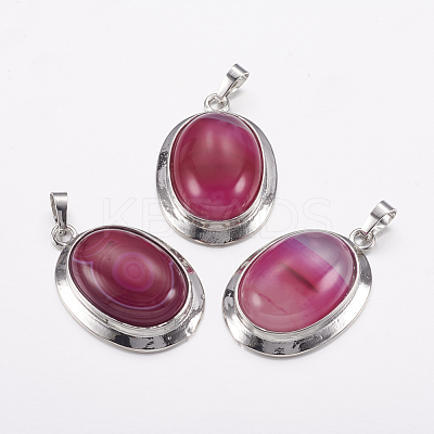 Natural & Synthetic Gemstone Pendants G-K252-A-1