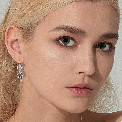 20Pcs 316 Surgical Stainless Steel Earring Hooks STAS-BBC0008-55P-1