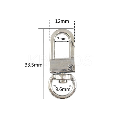 Alloy Swivel Clasps PW-WG74639-05-1