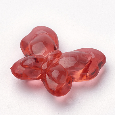 Transparent Acrylic Beads X-TACR-T002-18-1