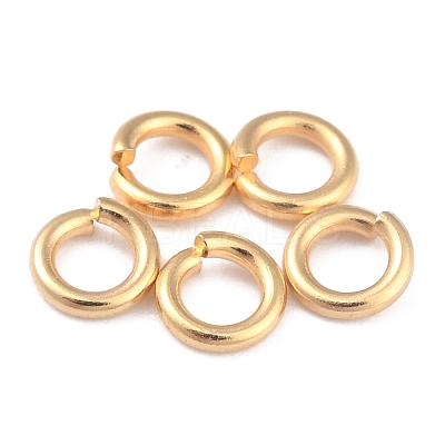 Rack PlatingBrass Open Jump Rings X-KK-O139-18L-G-1