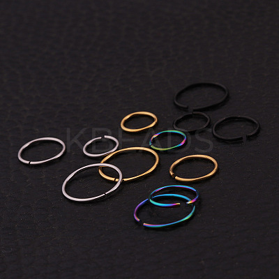 316L Stainless Steel Hoop Nose Rings WG46E6D-10-1