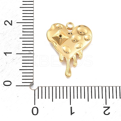 304 Stainless Steel Rhinestone Pendants STAS-R155-035M-G-1