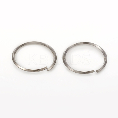 Tarnish Resistant 304 Stainless Steel Open Jump Rings STAS-G224-22P-01-1