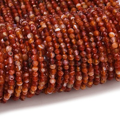 Natural Carnelian Beads Strands X-G-RM250101-C17-1
