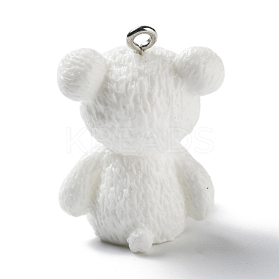 Opaque Resin Pendants LS-RESI-A030-06C-1