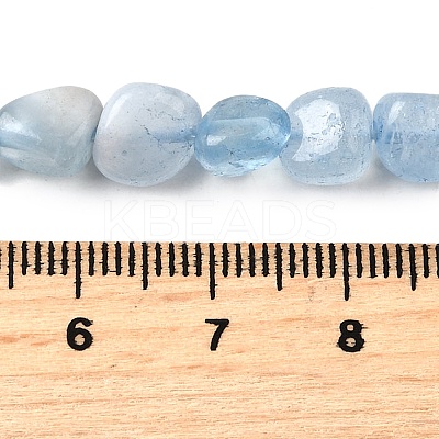 Natural Aquamarine Beads Strands X-G-D0004-A02-04A-1