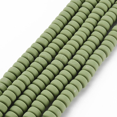 Handmade Polymer Clay Beads Strands CLAY-N008-008-202-1