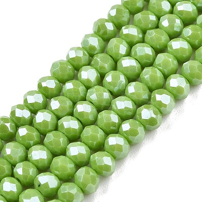 Electroplate Glass Beads Strands LS-EGLA-A044-P3mm-A30-1