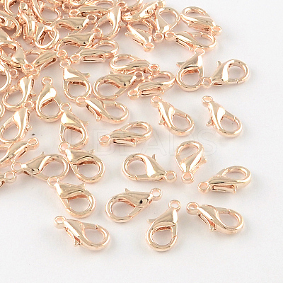 Zinc Alloy Lobster Claw Clasps E107-RG-1