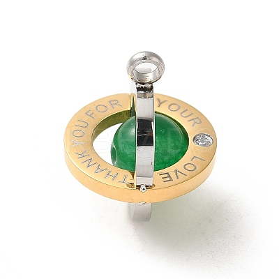 304 Stainless Steel Pendants STAS-L022-245G-1