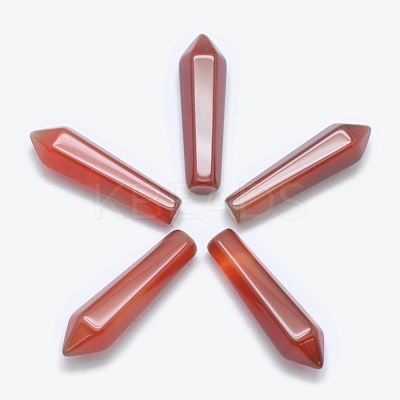 Natural Carnelian Pointed Beads G-E490-C02-1