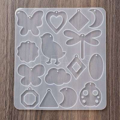 Animal Earrings Pendants DIY Silhouette Silicone Mold X1-DIY-Q033-02C-1