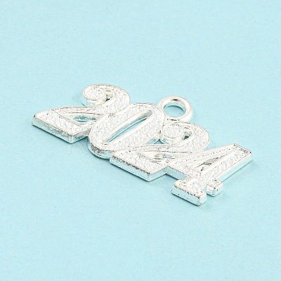 Alloy Numbers Pendants PALLOY-D028-01S-1