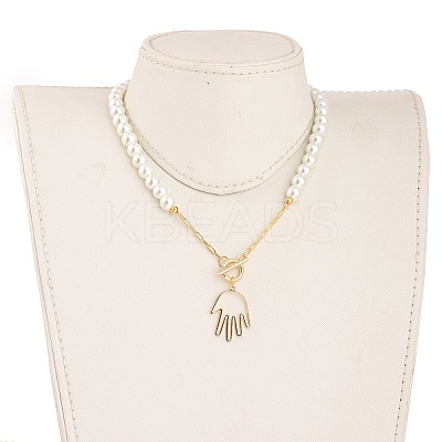 Pendant Necklaces NJEW-JN03095-02-1