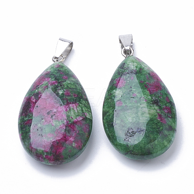 Natural Ruby in Zoisite Pendants G-S292-12G-1