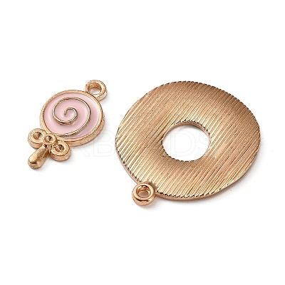 Alloy Enamel Pendants FIND-C085-04A-G-1