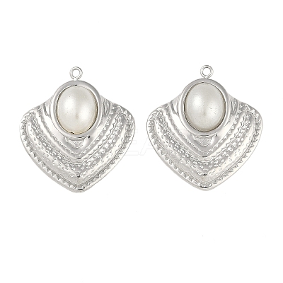 304 Stainless Steel Pendants STAS-Z070-02P-02-1