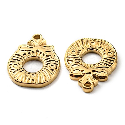 Ion Plating(IP) 304 Stainless Steel Pendants STAS-Q248-10G-1