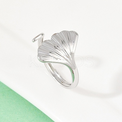 304 Stainless Steel Cuff Open Rings RJEW-Z125-04P-01-1
