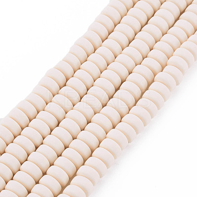 Handmade Polymer Clay Beads Strands CLAY-N008-117-1