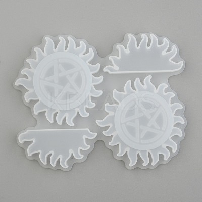 Gear Straw Topper Silicone Molds Decoration DIY-J003-15-1