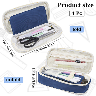 1Pc Canvas Pen Bag for Student FIND-GF0008-05D-1