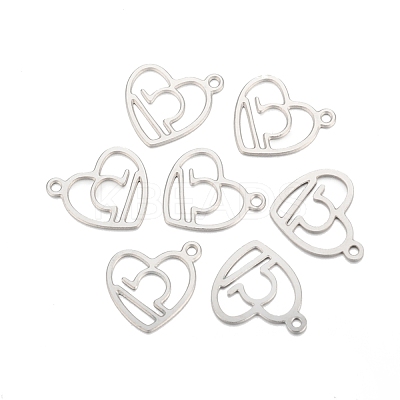 Non-Tarnish 304 Stainless Steel Pendants STAS-I157-07F-1