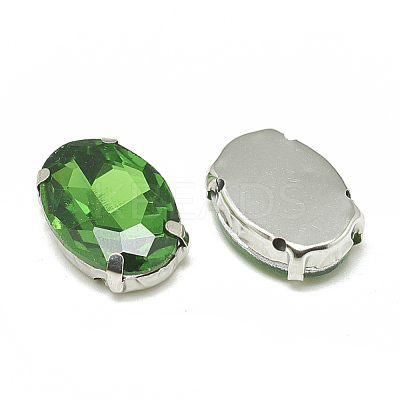 Sew on Rhinestone RGLA-T091-13x18mm-20P-1