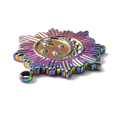 304 Stainless Steel Pendants Rhinestone Setting STAS-WH0029-81M-1