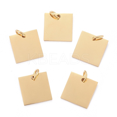 304 Stainless Steel Stamping Blank Tag Charms STAS-I311-28G-1