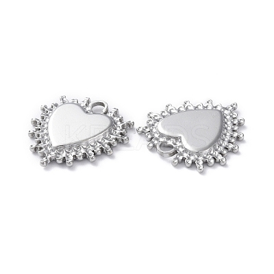 Non-Tarnish 304 Stainless Steel Pendants STAS-P324-17P-1